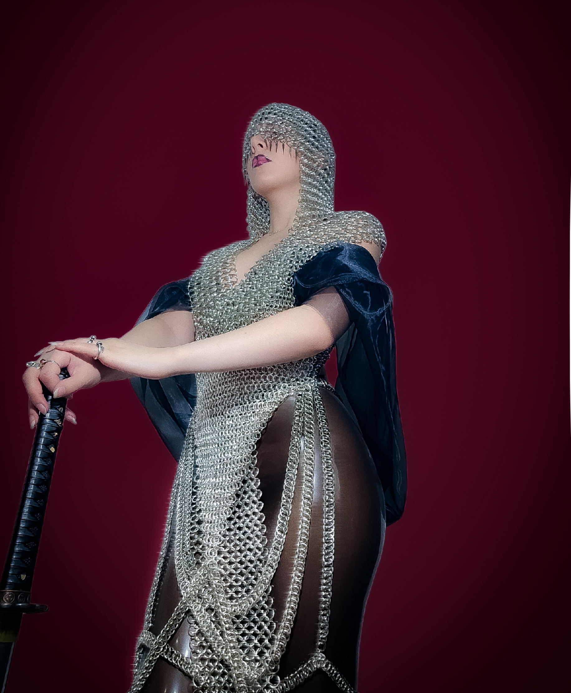 Chainmaille headpice