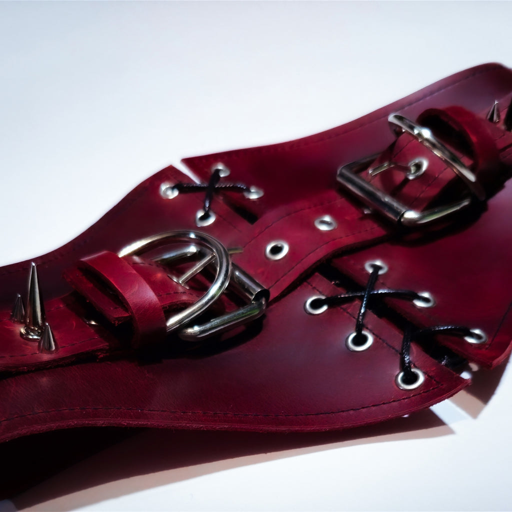 Leather corset