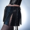 Leather skirt