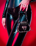 Leather mini bag