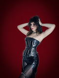 cage corset with spikes