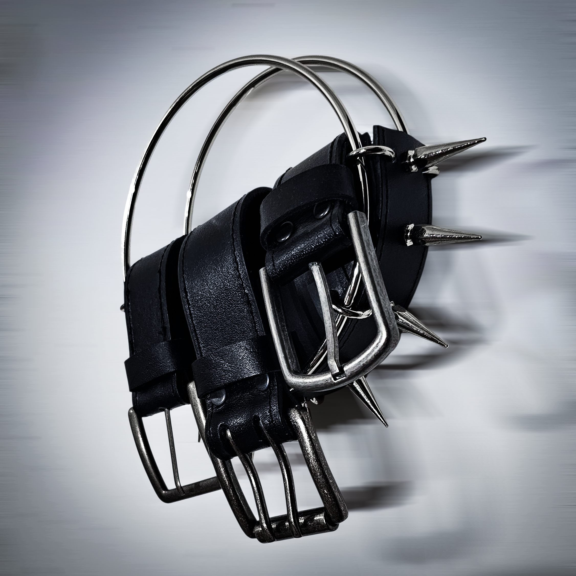 Leather bag the buckle stinger