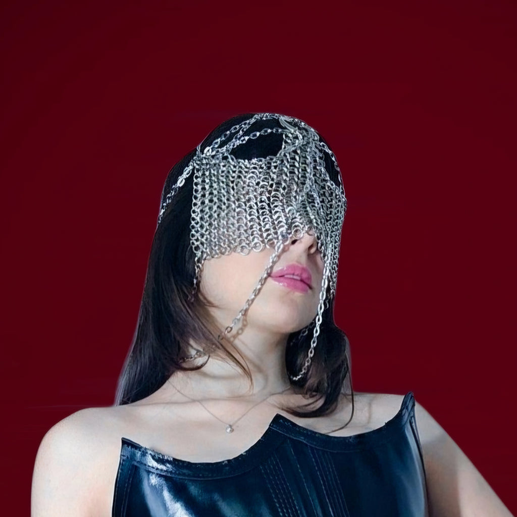 Chainmail face mask