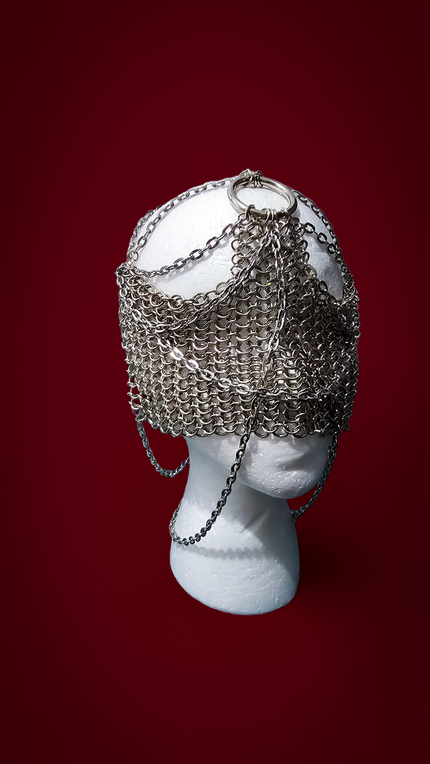 Chainmail face mask