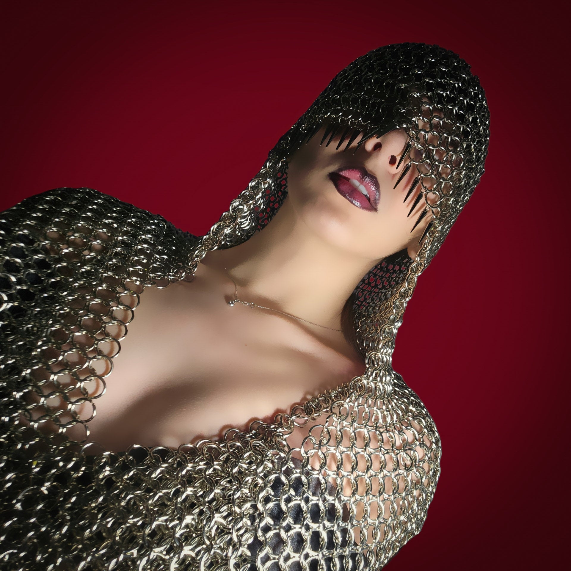 Chainmaille headpice