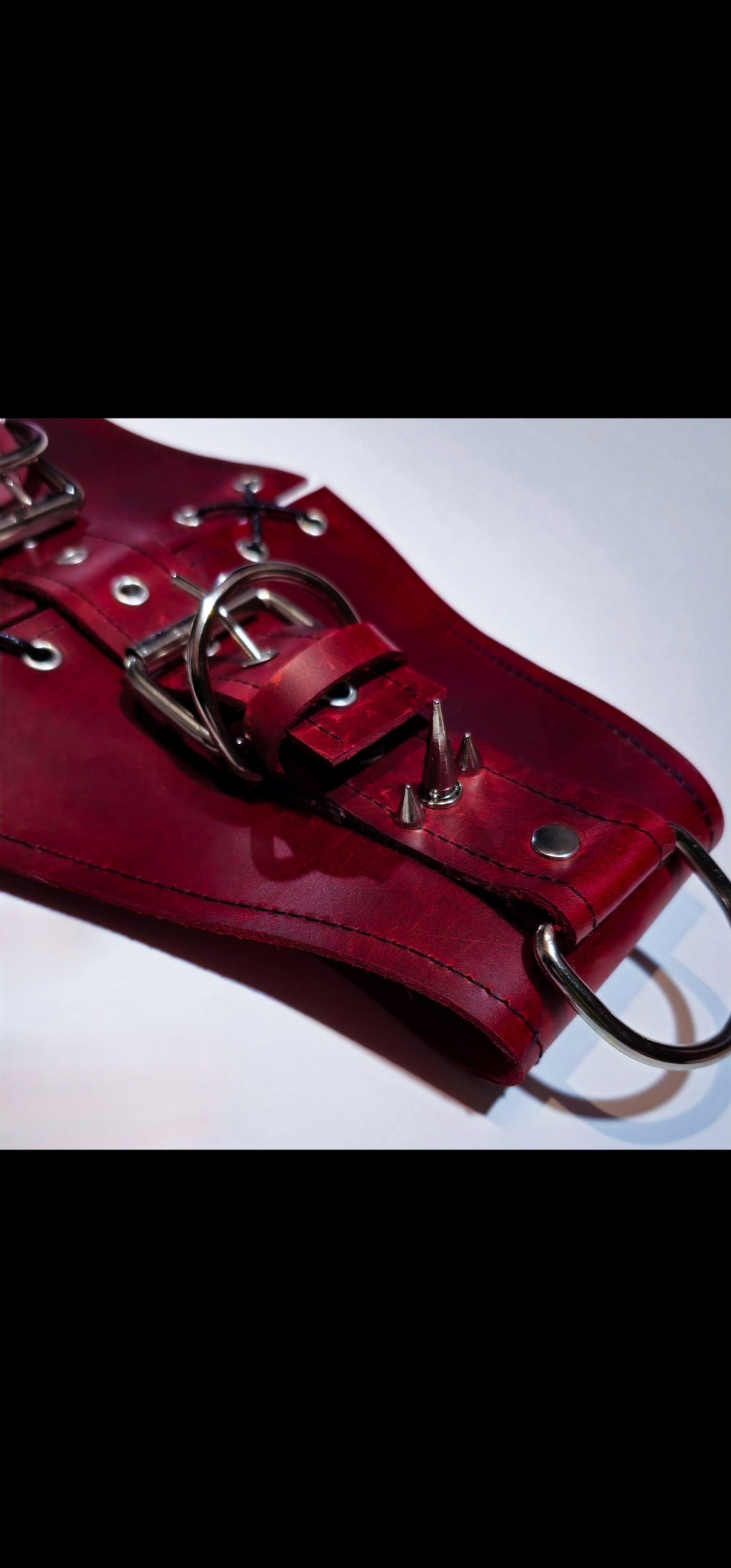 Leather corset